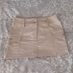 Mini skirt, cream beige colored size 1